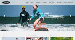 Desktop Screenshot of lunazulsurfing.com